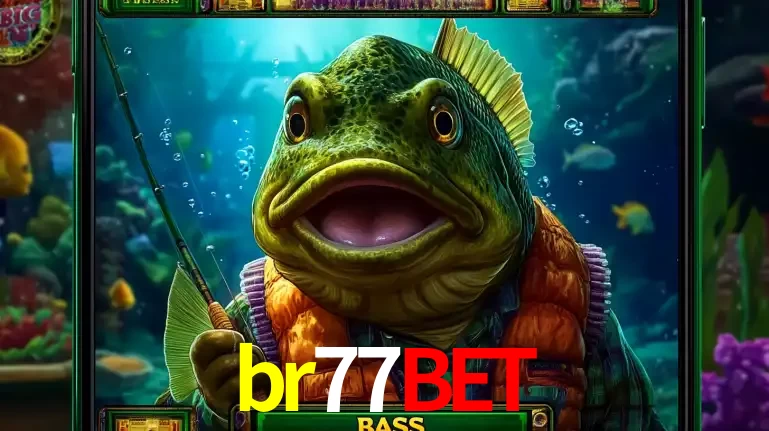 Personagem de peixe pescador do popular jogo de slot com tema de pescaria, uma das emocionantes opções de caça-níqueis para jogar e ganhar no cassino br77bet.